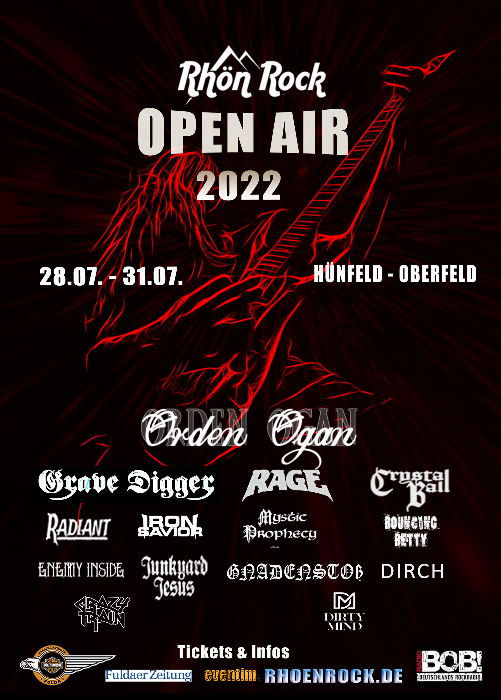 Rhön Rock Open Air 2022 Plakat