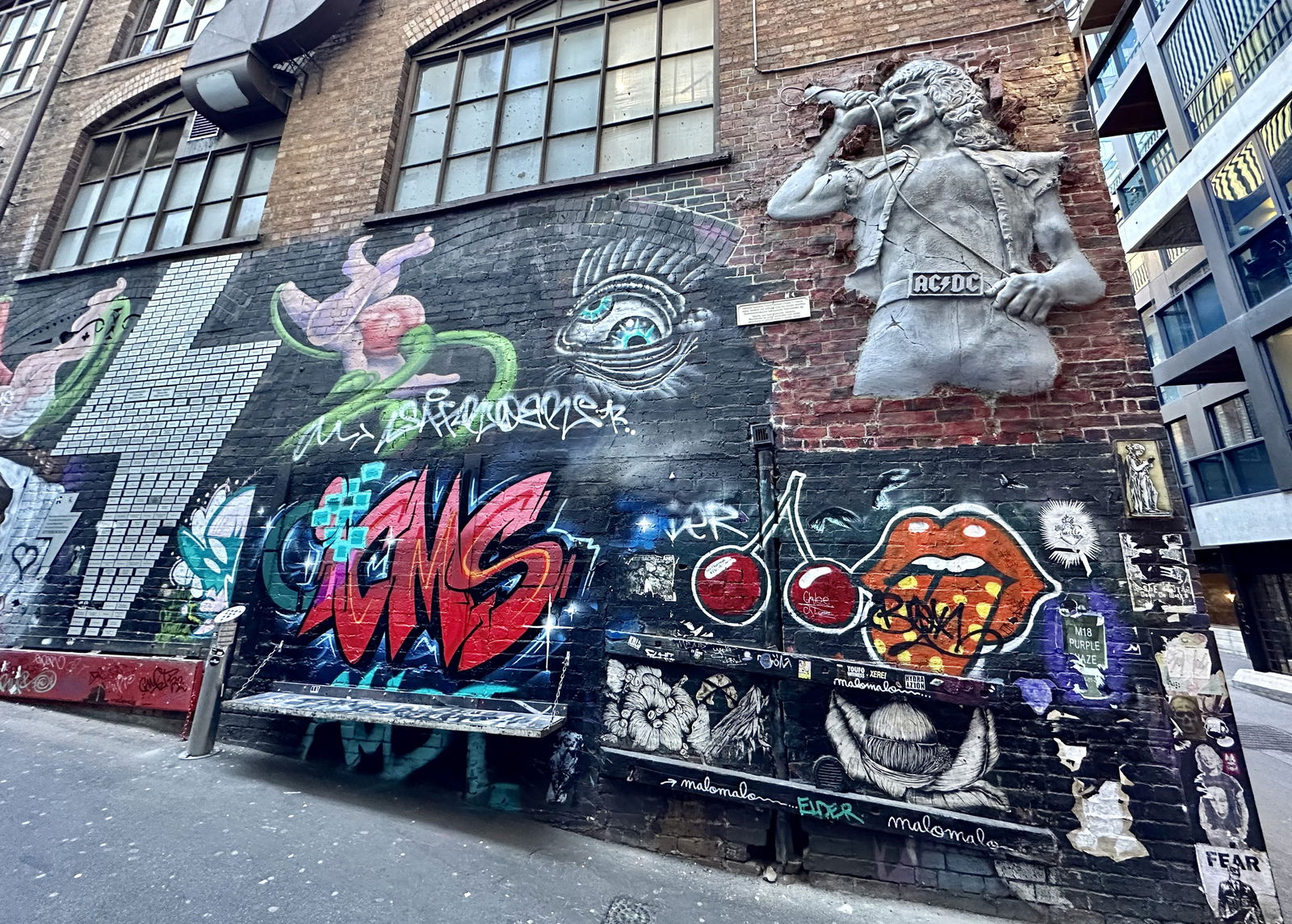 AC/DC Lane in Melbourne