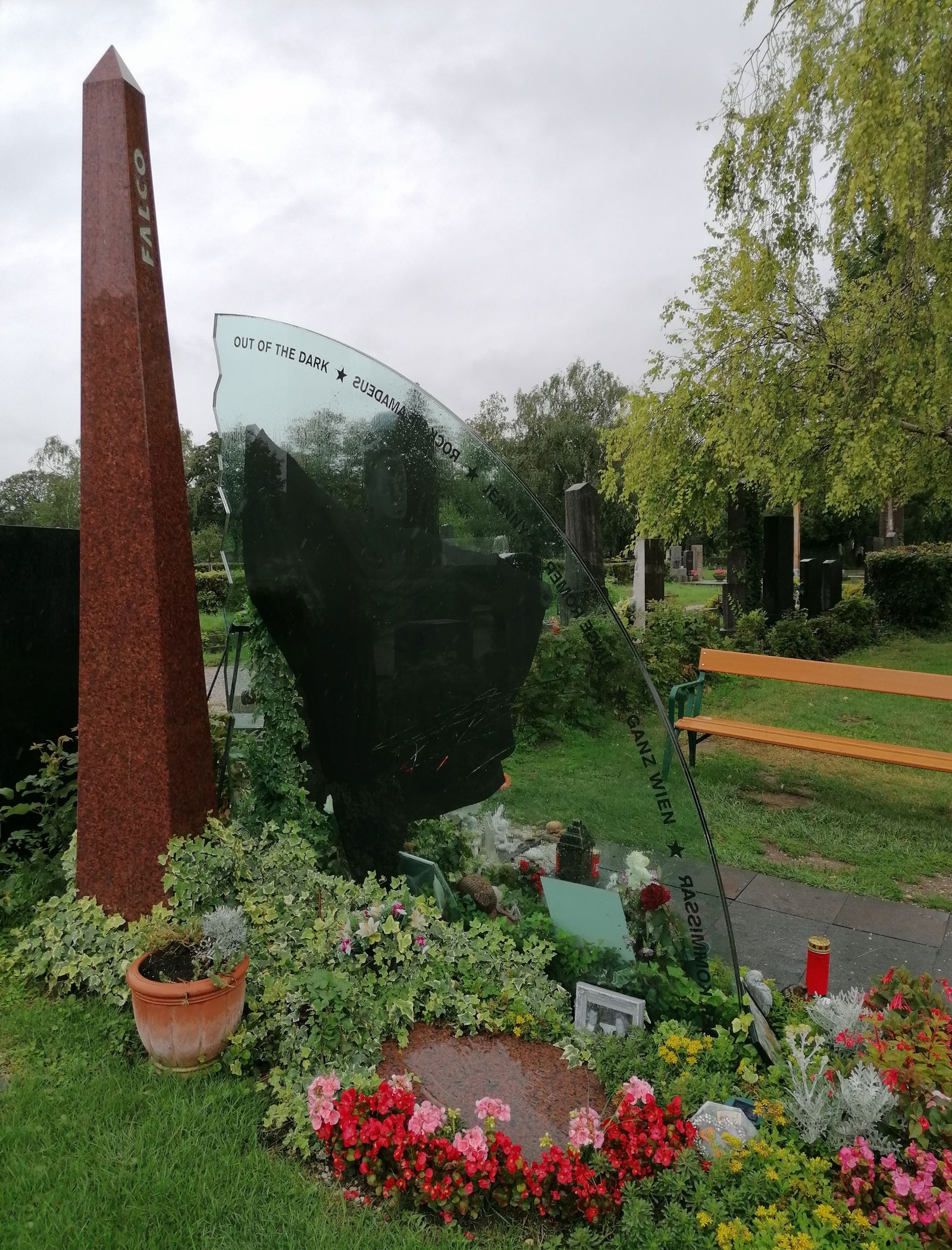 Falcos Grab auf dem Wiener Zentralfriedhof