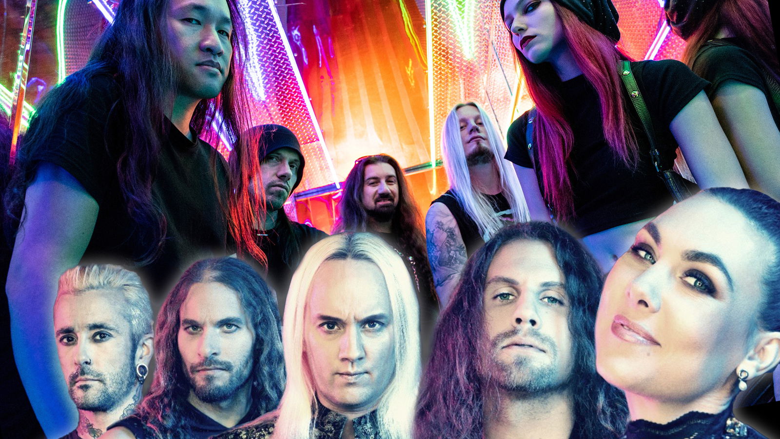 Amaranthe Dragonforce Kollage