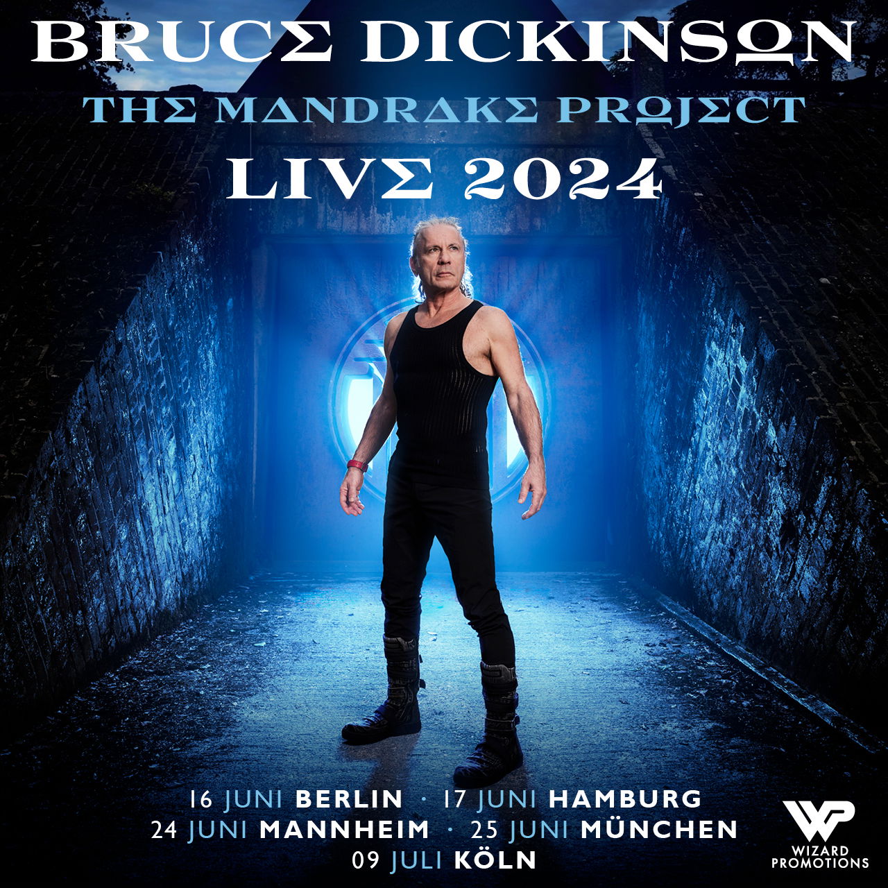 Bruce Dickinson "The Mandrake Project" Plakat