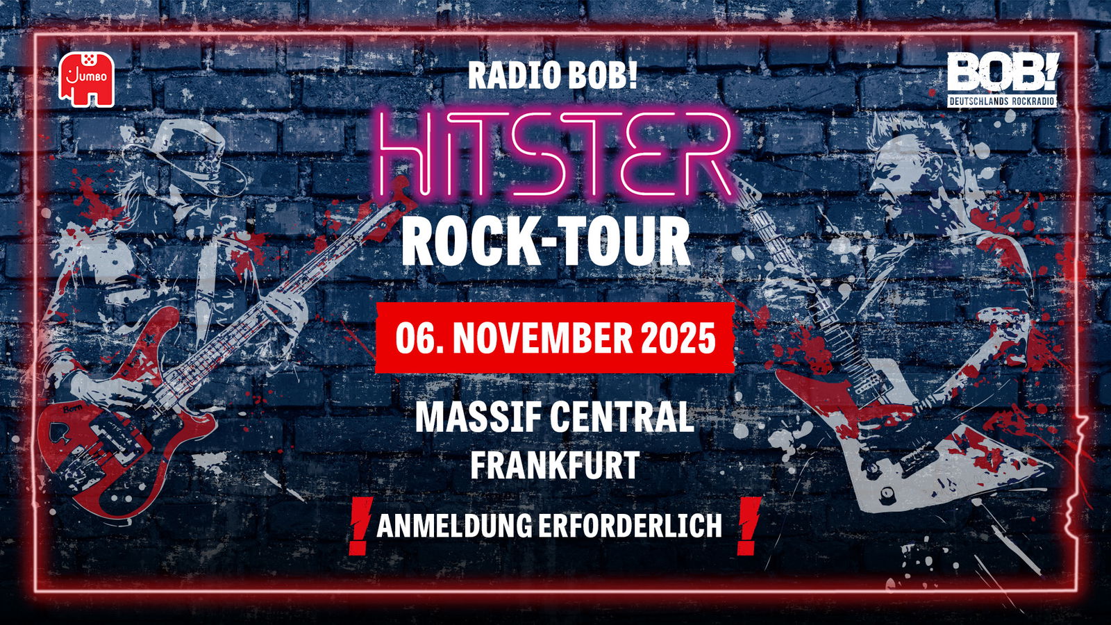 Hitster Rock-Tour am 06.11. in Frankfurt am Main