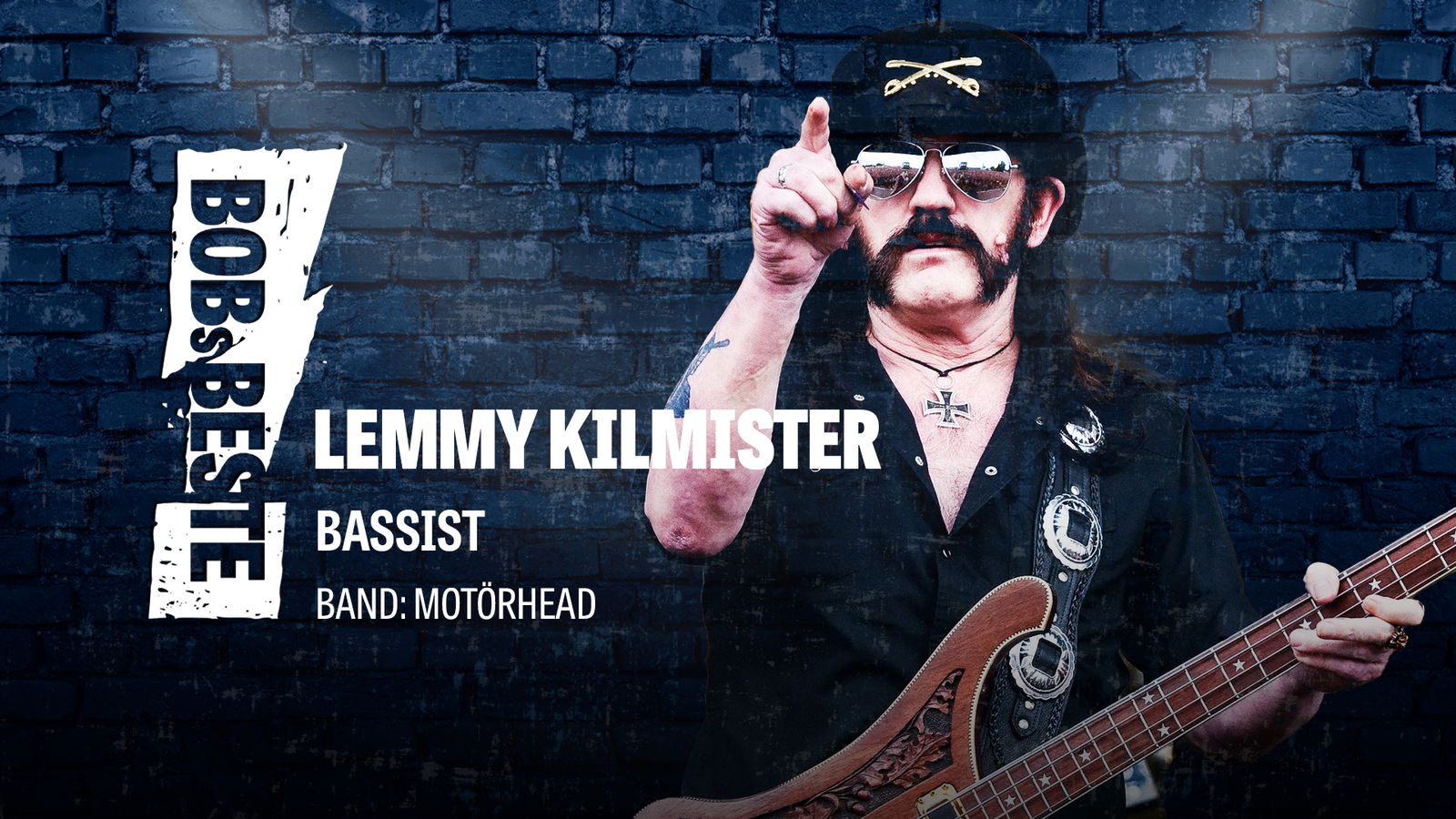 BOBs Beste Bassisten: Lemmy Kilmister