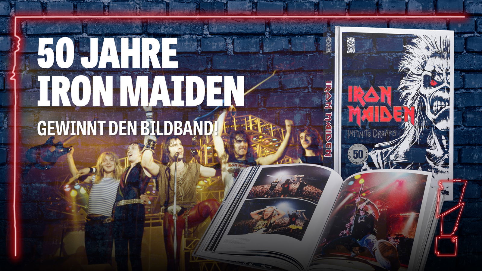 50 Jahre Iron Maiden: Hier den Bildband gewinnen! 