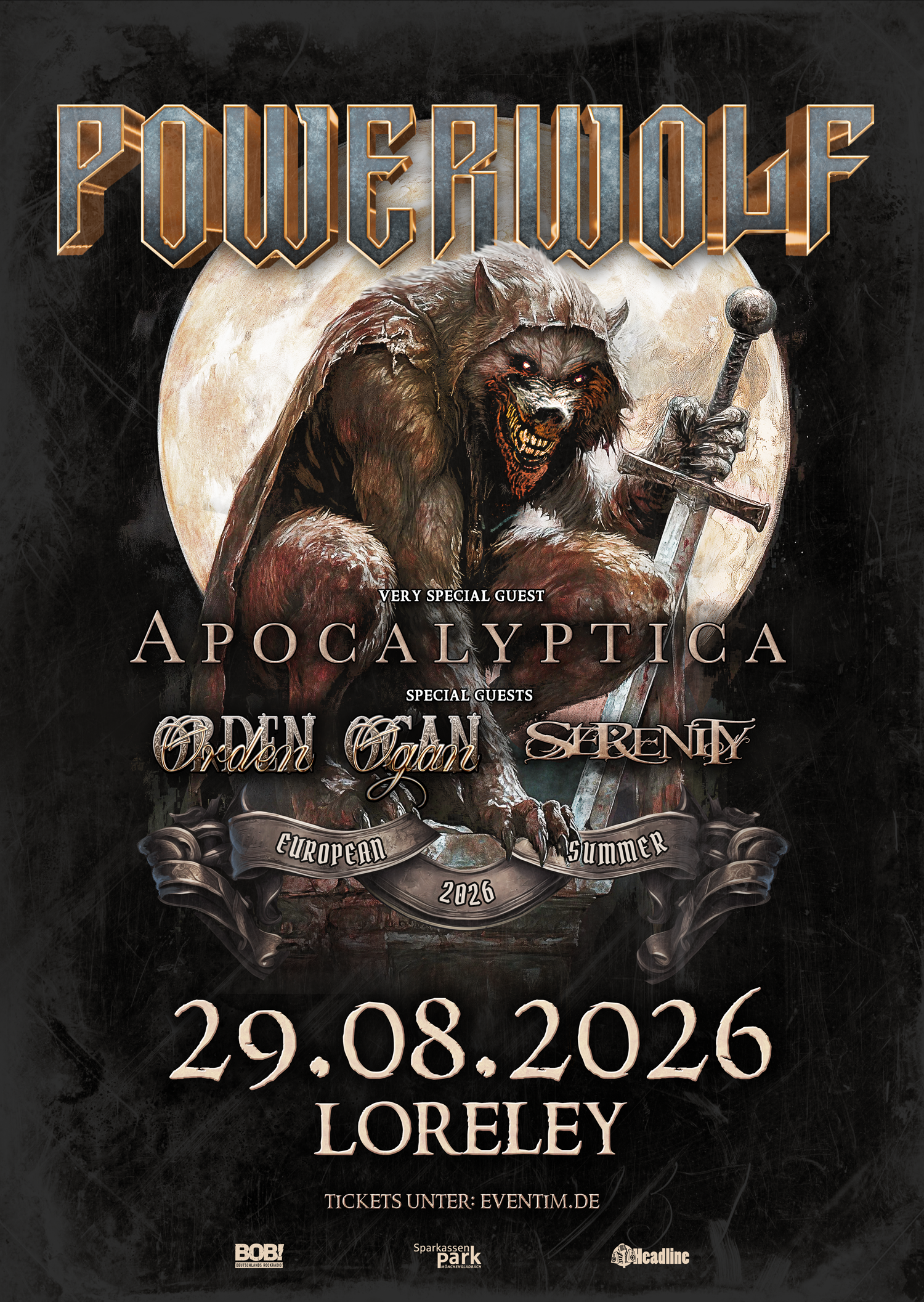 Powerwolf European Summer Loreley 2026