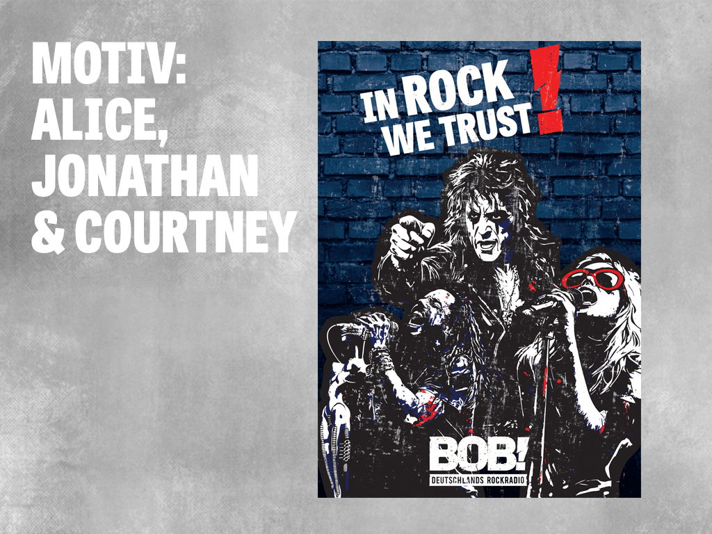 RADIO BOB! Plakat: Alice, Jonathan & Courtney