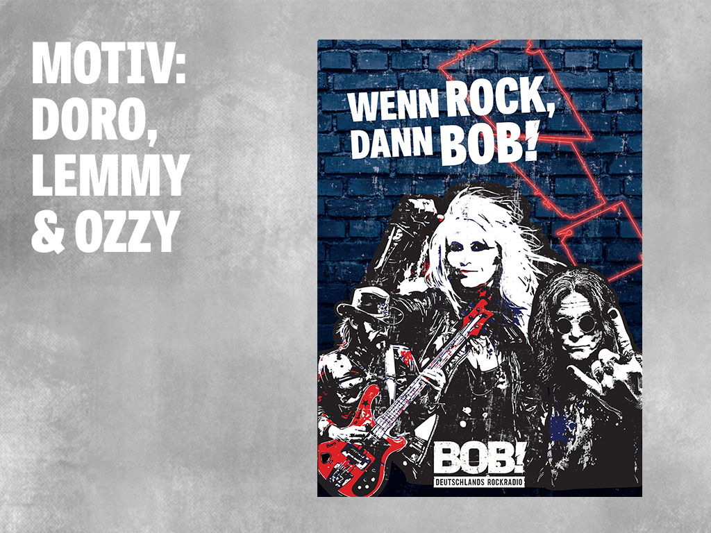 RADIO BOB! Plakat: DORO, Lemmy & Ozzy