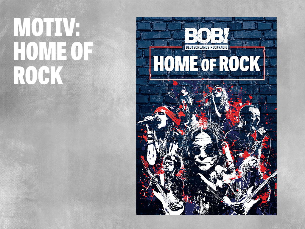 RADIO BOB! Plakat: Home of Rock