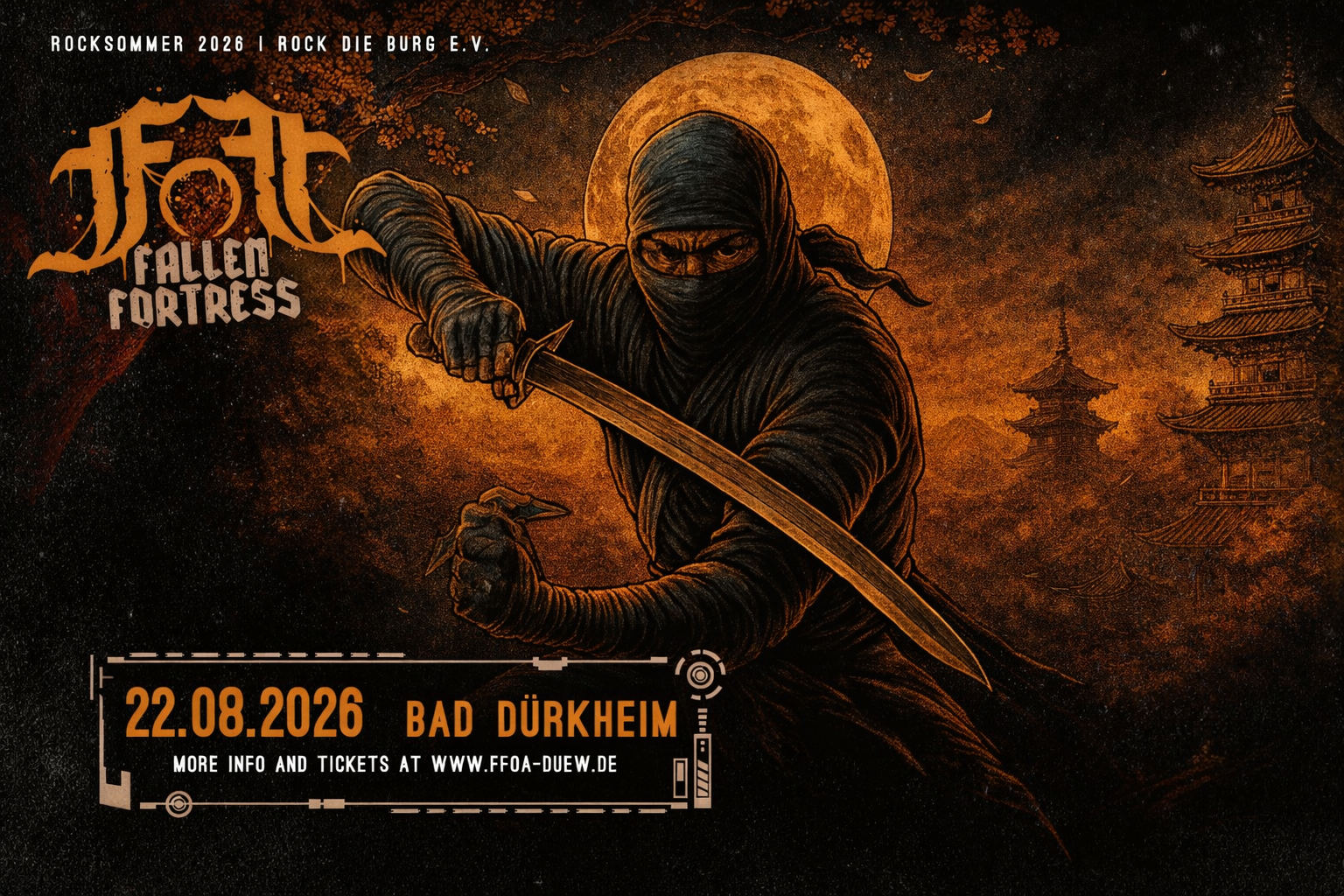 Grafik Fallen Fortress Festival 2026