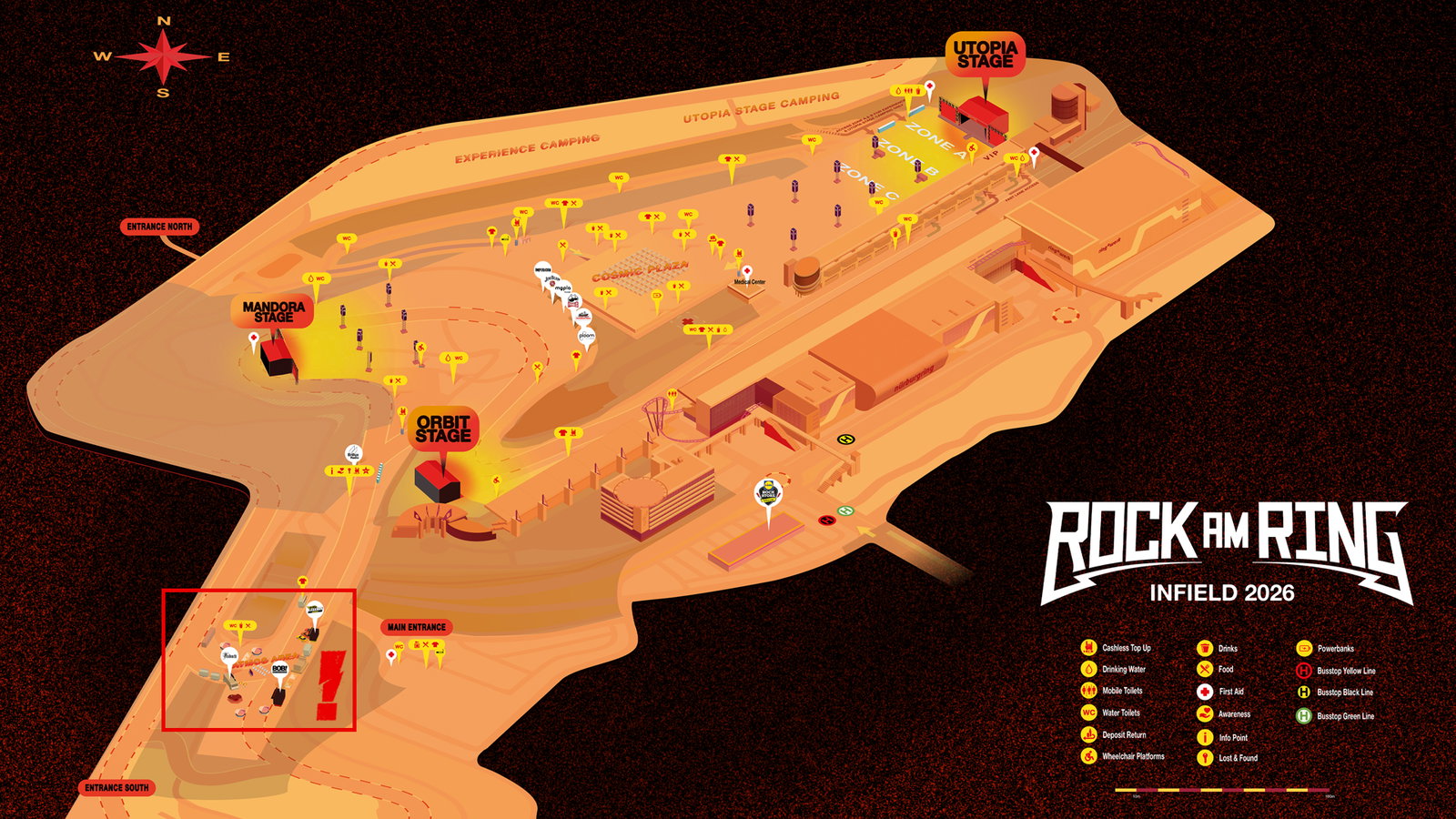 RADIO BOB! bei Rock am Ring: Besucht unsere Rockstage in der Atmos Area