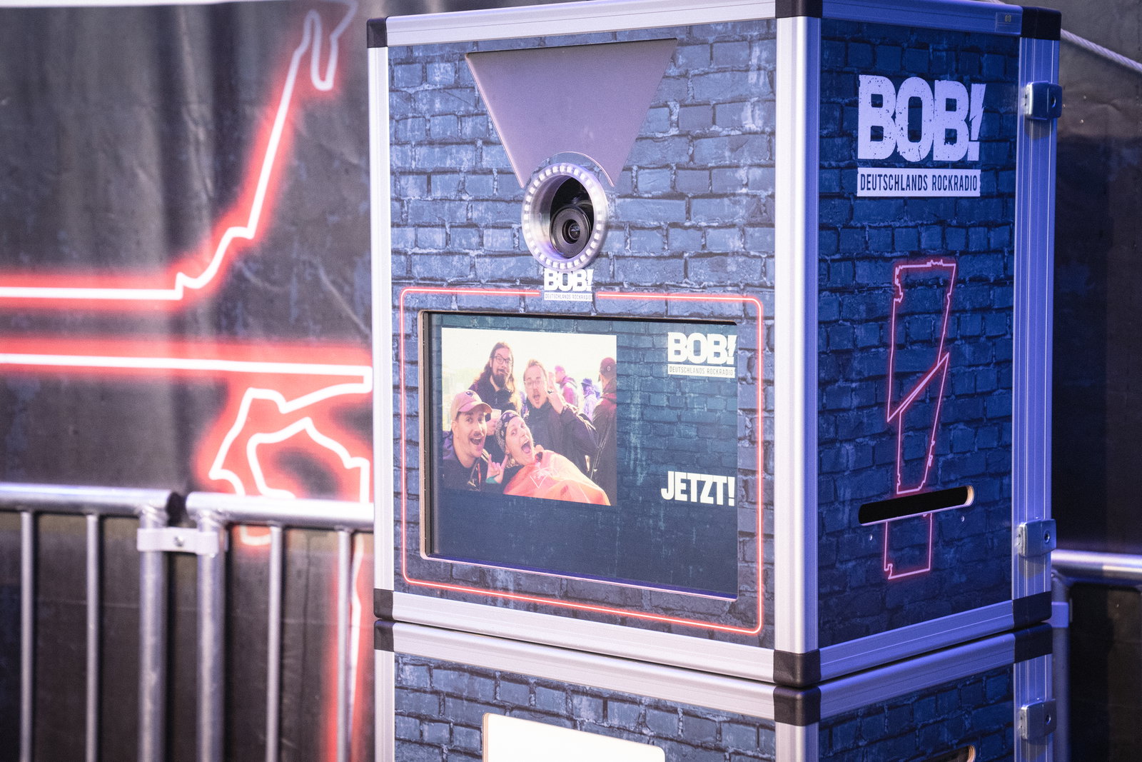 Fotobox an der ROCKSTAGE