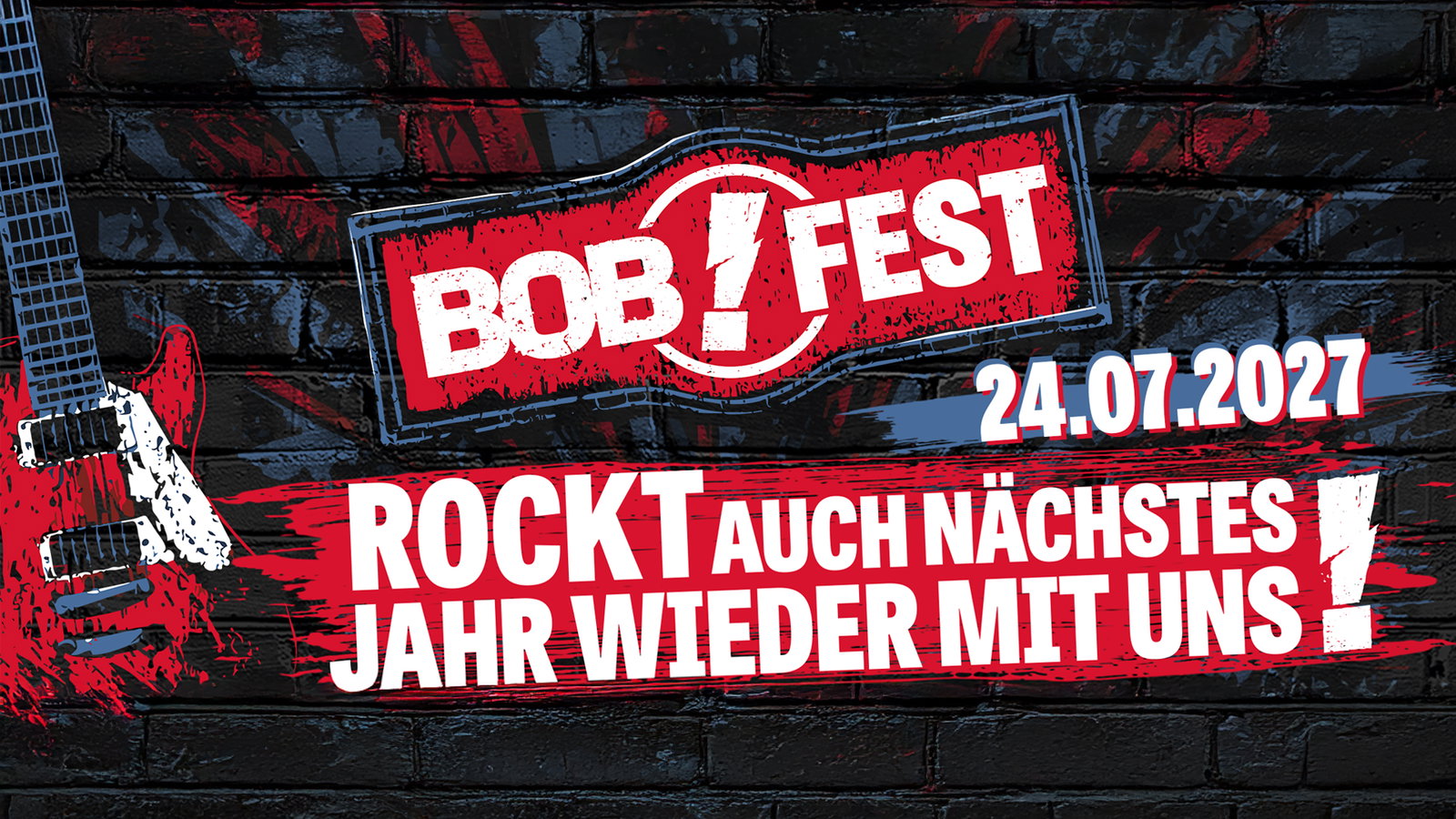 BOBfest 2027 Logo mit Datum 24.07.2027