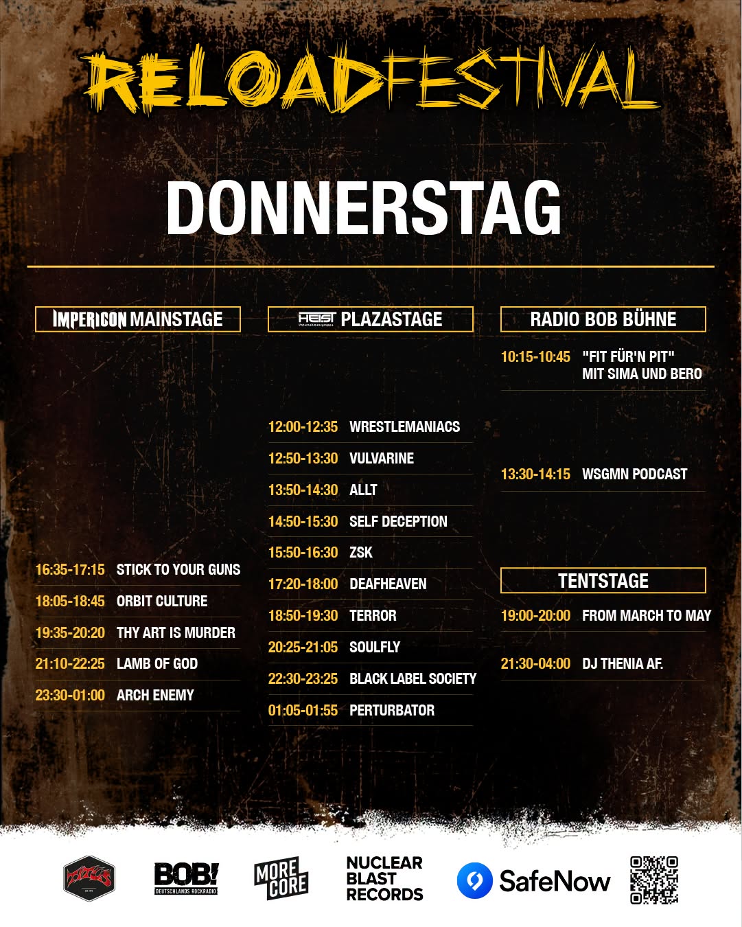 Reload Festival 2026: Programm