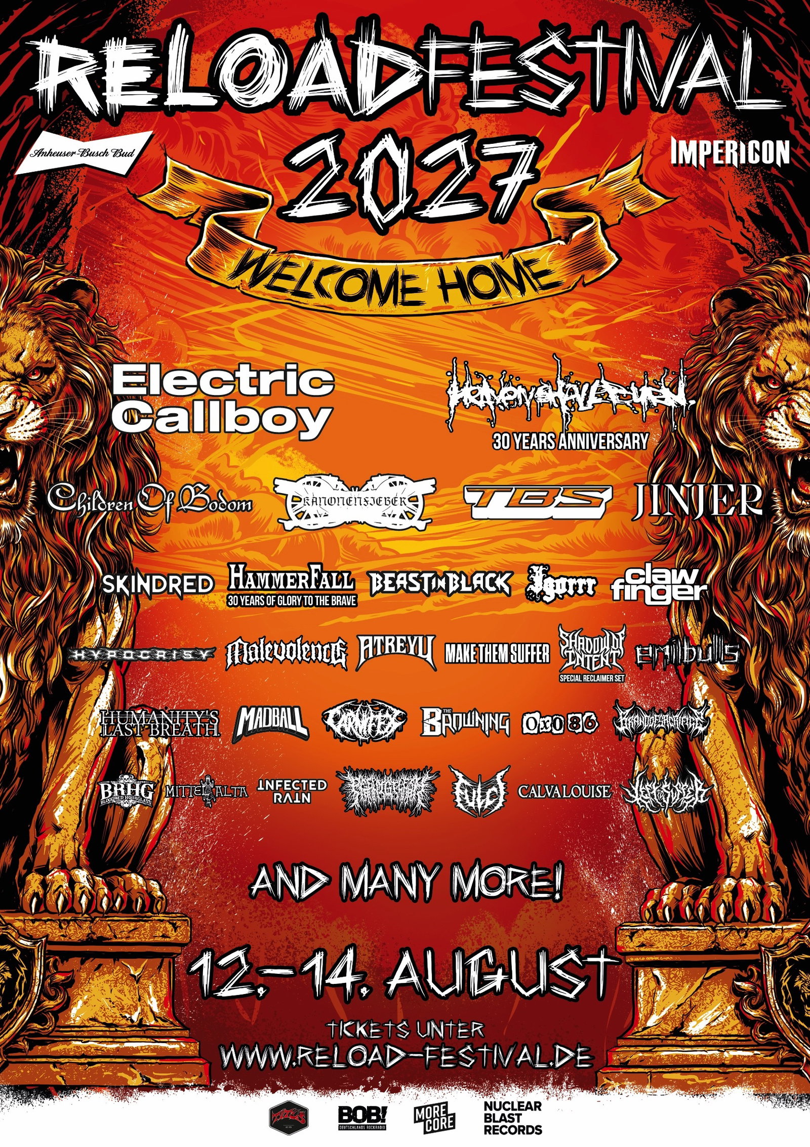 Reload Festival 2027 Plakat