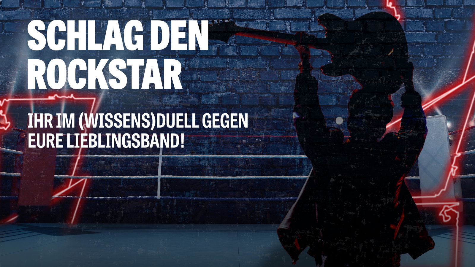 Schlag den Rockstar: Gewinnt im Wissensduell gegen die Rockstars 100 Euro! 
