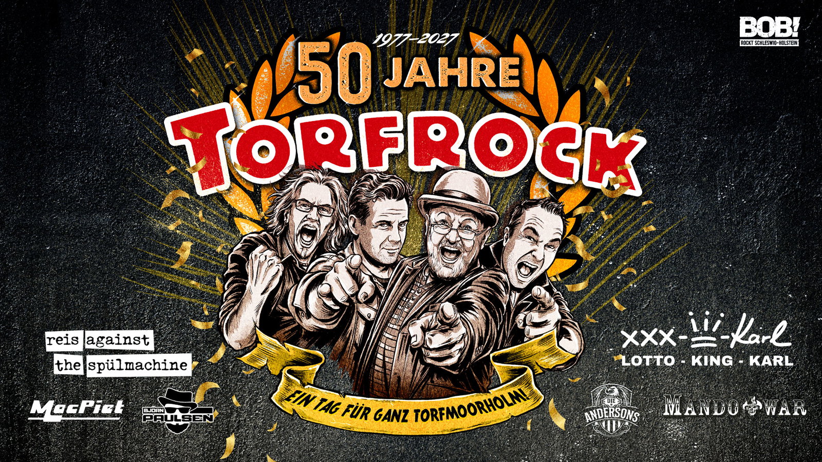 Torfrock 50 Jahre Jubiläumskonzert Grafik