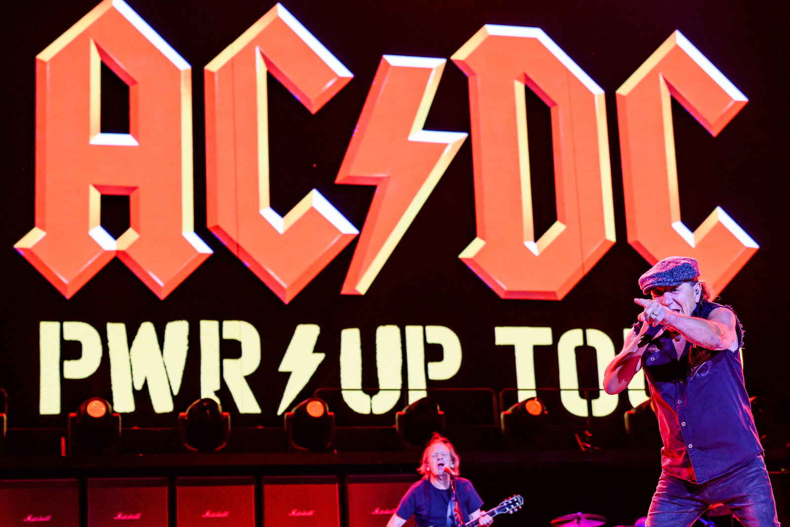 AC/DC live on stage