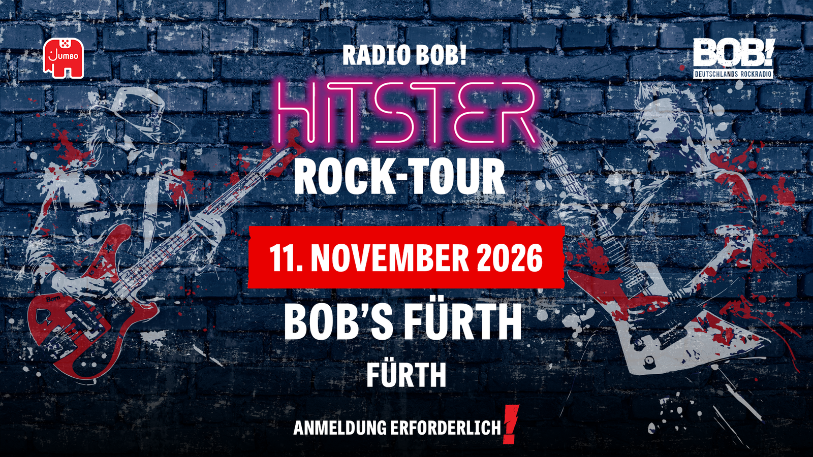 Hitster Rock-Tour: BOB'S Rock & Bowl Fürth