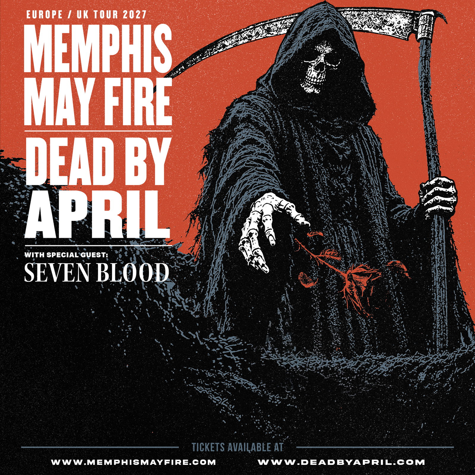 Memphis May Fire & Dead by April Grafik