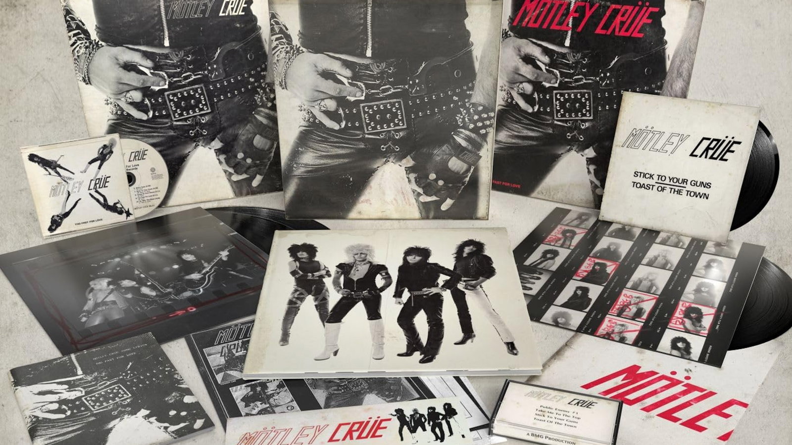 Mötley Crües "Too Fast To Love"-Box-Set