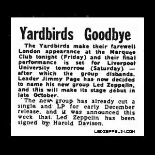 Yardbirds Artikel