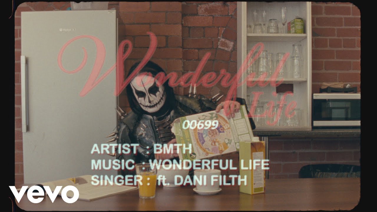 Bring Me The Horizon - wonderful life (Official Lyric Video) ft. Dani Filth