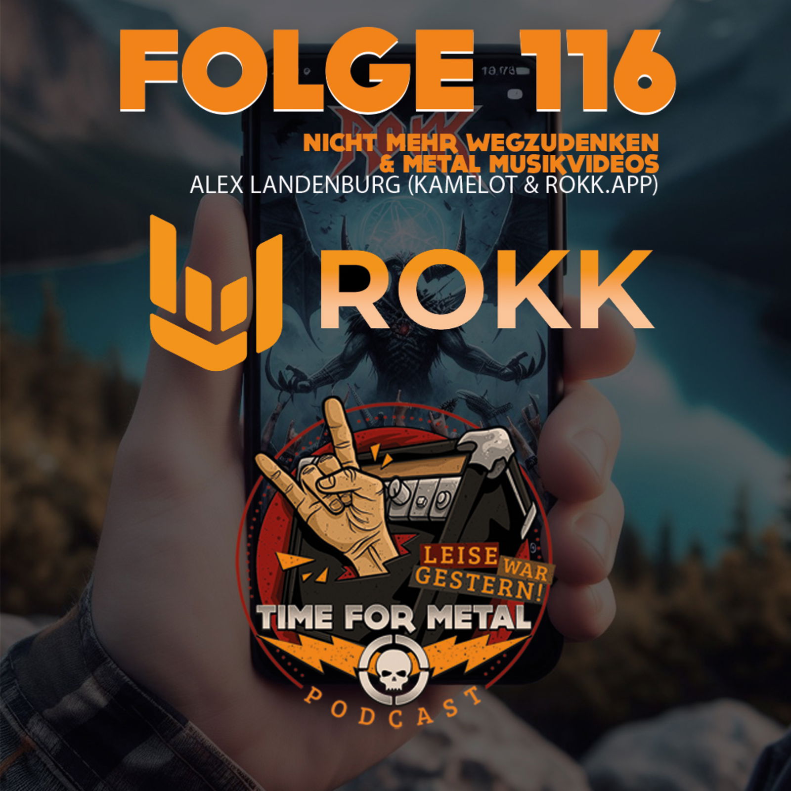 Folge 116 - Nicht mehr wegzudenken & Metal Musikvideos mit Alex Landenburg (Rokk.app & Kamelot)