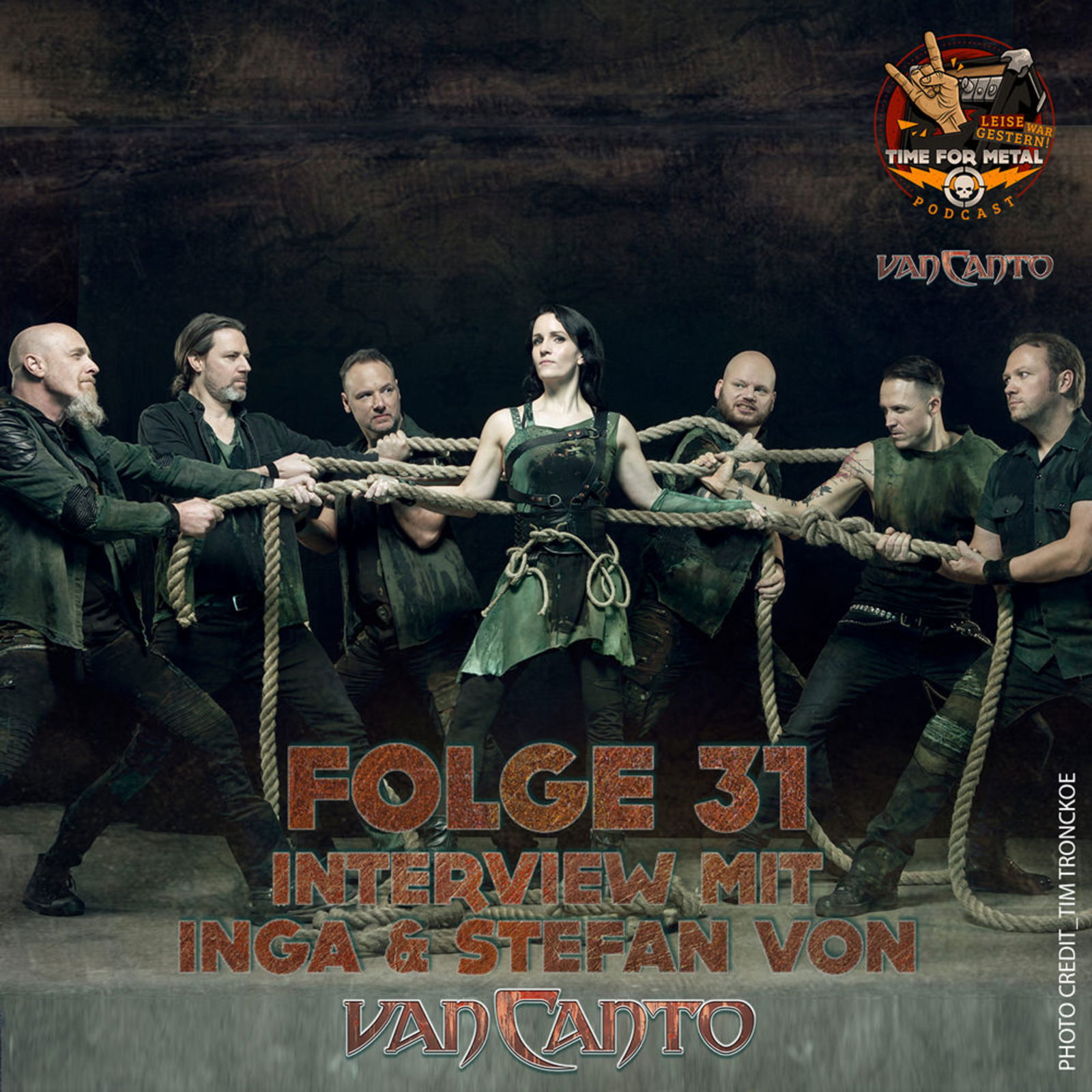 Folge 31 - Inga und Stefan von Van Canto (A-cappella-Heavy-Metal) im Interview und Themenroulette